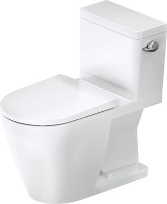Duravit 200801 D-Neo One-Piece Toilet White, Right Hand Lever