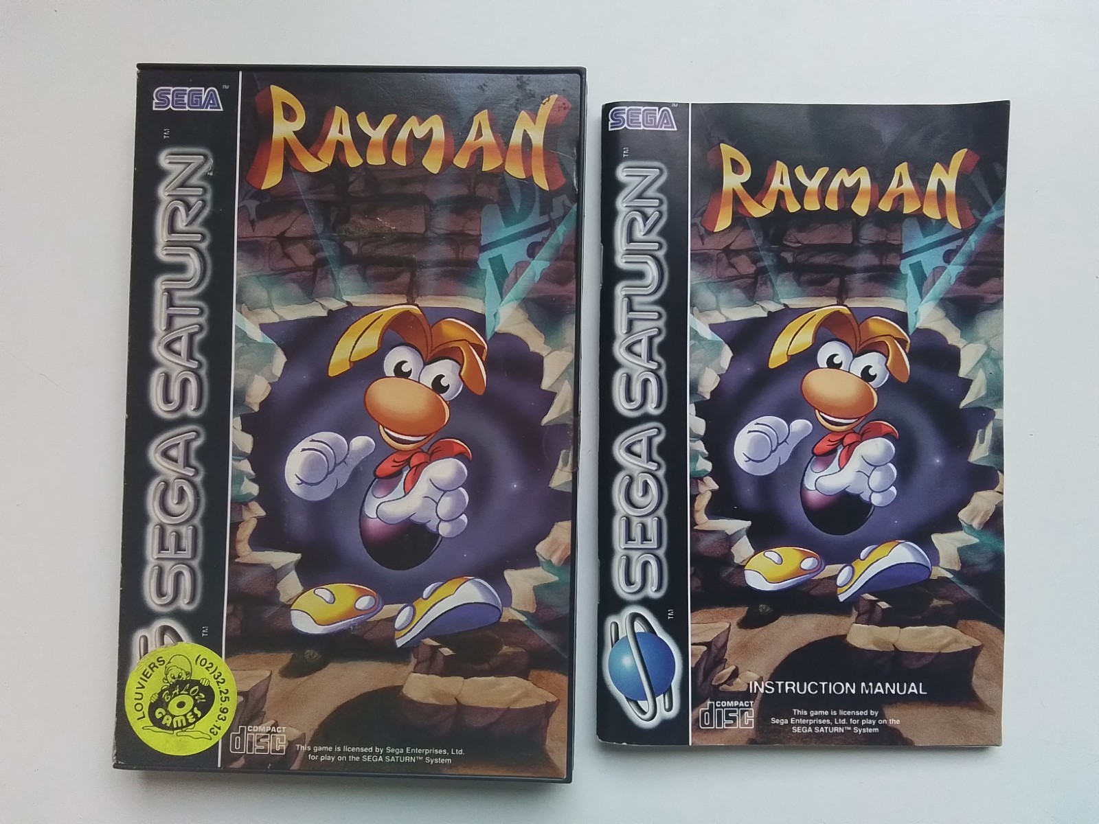 Rayman Complet sur SEGA Saturn !!!
