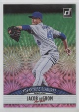 2019 Donruss Franchise Features Pink Firework Jacob deGrom Jon Duplantier 0y59