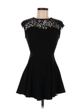 State X LoveShackFancy Women Black Cocktail Dress 6