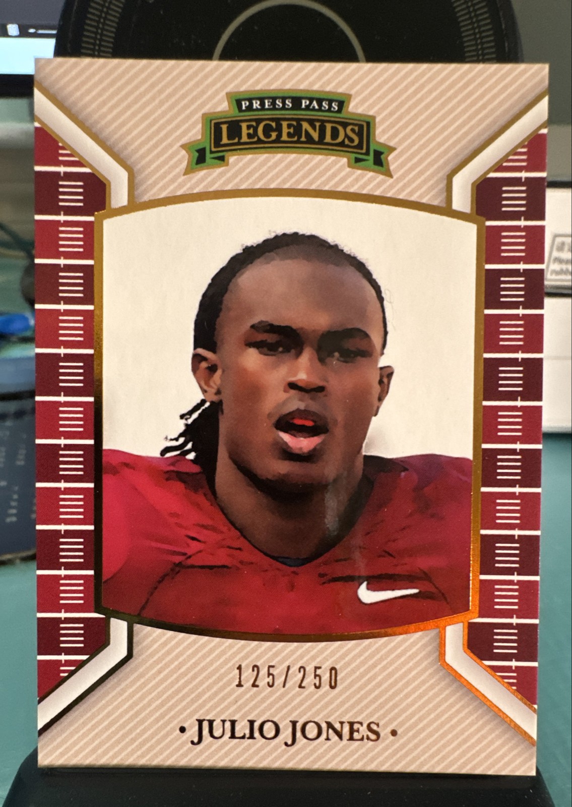 Julio Jones Press Pass Legends #95 Bronze
