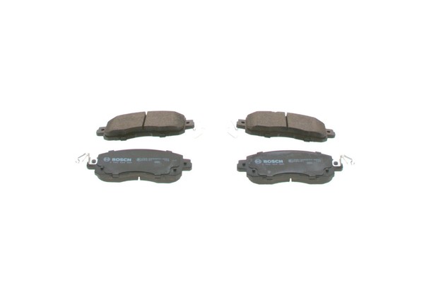 Bremsbelagsatz Scheibenbremse Bosch 0 986 424 509 Low-Metallic FüR Nissan Teana-image
