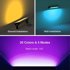 1-48W 48LEDs UV Black Light Wall Washer UV Light Bar Wash Light Stage Lights