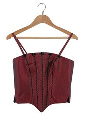 MOTHWURF Bustiertop Damen Top Gr. DE 36 rot Elegant