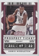 2020-21 Panini Contenders Draft Picks Prospect Ticket Khris Middleton #30 09wc