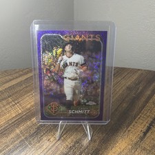 2024 Topps Chrome Baseball Casey Schmitt Purple Speckle /299 No.220