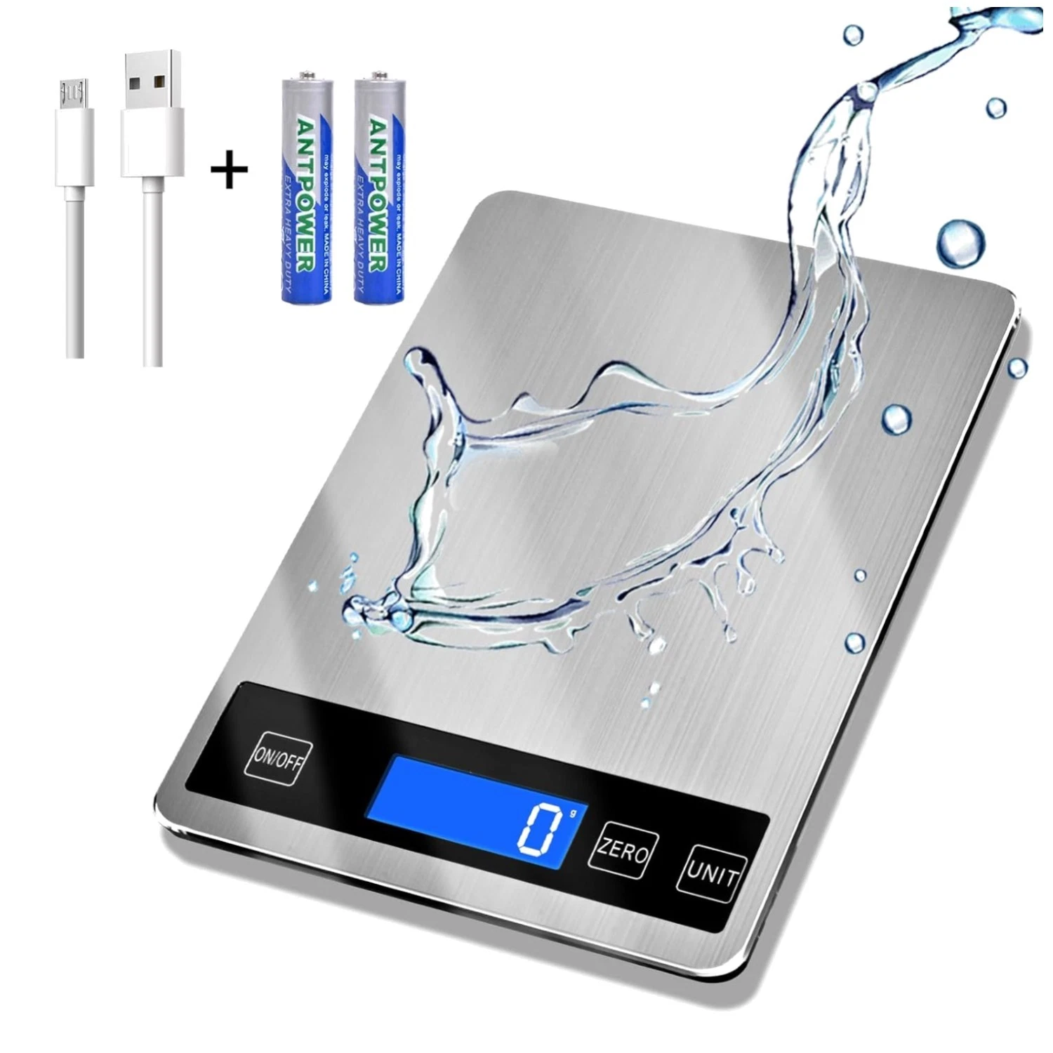 Multifunction Stainless Steel Food Scale 33lb