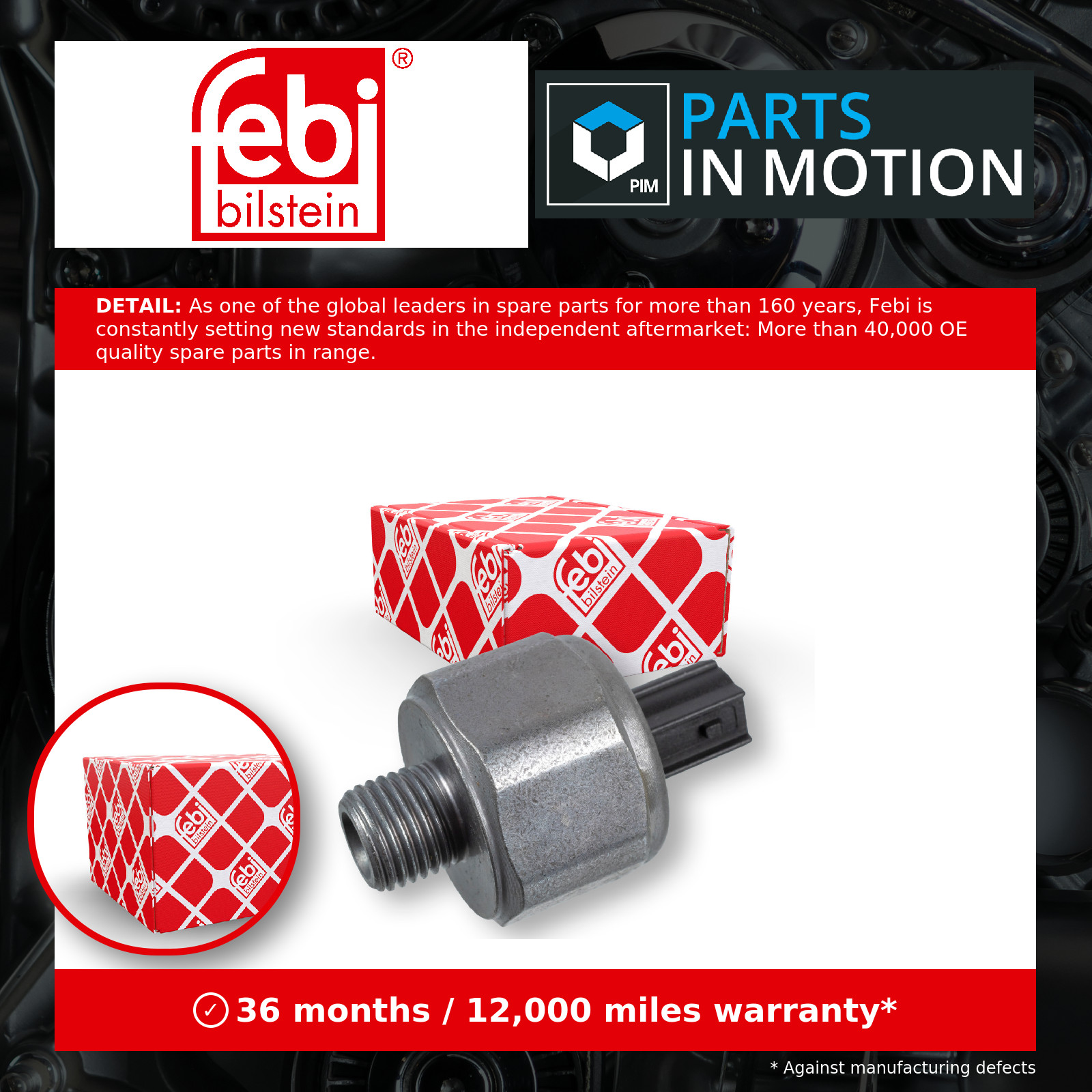 Febi Bilstein 175247 Knock Sensor OE Quality Service Replacement Fits Honda - Image 12
