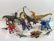 Jurassic World Lot of 11 Action Figures Dinosaurs Excellent Condition
