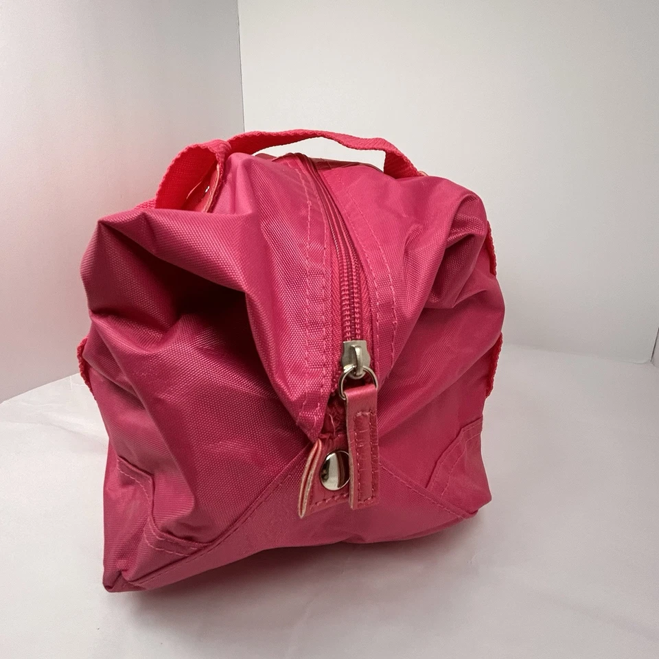 Neiman Marcus розовый нейлона Weekender спортивная сумка с Ярлыками 18 x 8 x 8 - Изображение 3 из 4