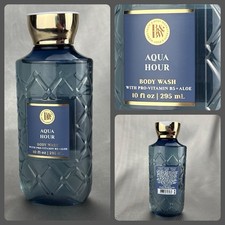 Bath  Body Works AQUA HOUR Body Wash Shower Gel 10 oz B5 Gifting Discontinued