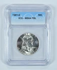 1961-D Franklin Half Dollar MS64 FBL ICG *6067