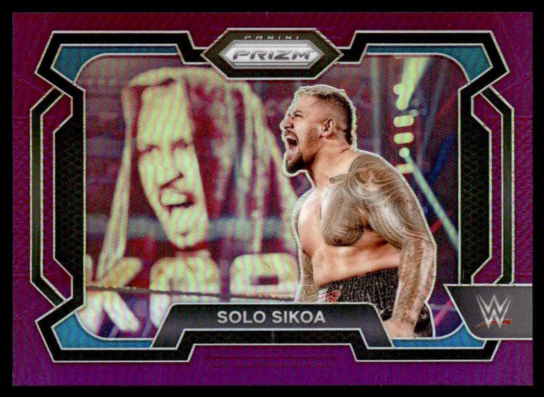 2024 Panini Prizm WWE Purple Prizm Solo Sikoa 131/149 #49