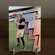 TYLER SHOUGH 2025 PANINI THE NATIONAL VIP GOLD ROOKIE SILVER PRIZM RC