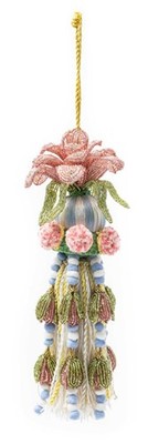 Mackenzie Childs Wildflower Beaded Tassel 14'' NEW!!