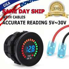 Waterproof CAR Battery Meter DC 12V Voltmeter LED Digital Display Voltage Gauge