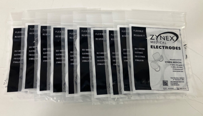 Zynex Medical Tens Unit Electrodes 2" Round Pad Bundle (240 Total Pads)