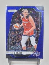Stefanie Dolson 2024 Panini Prizm WNBA Blue Velocity Prizm #34 Mystics 