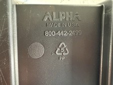 Vintage ALPHA USA Cassette Storage Case w 13 Audio Tapes Lot Made in USA