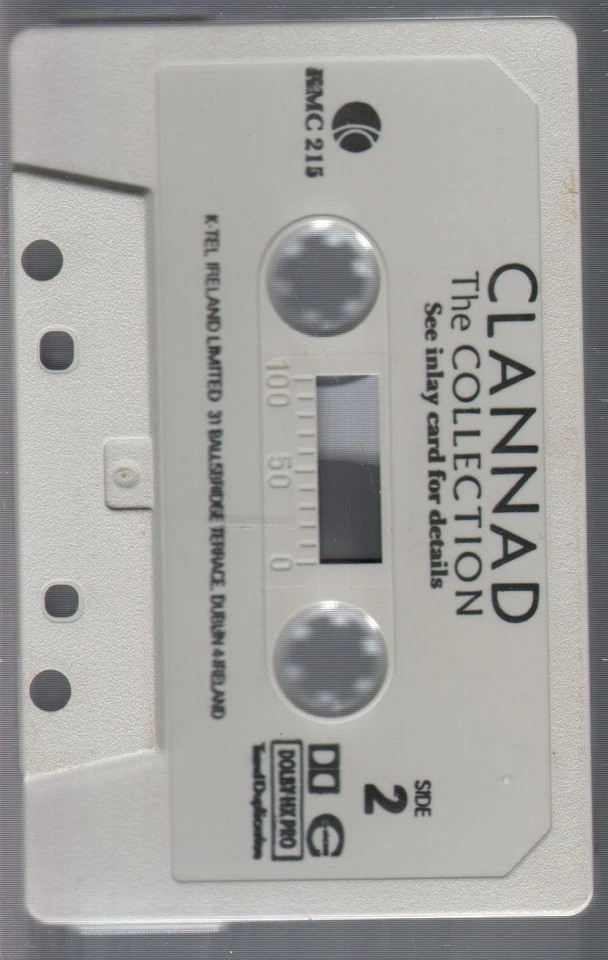 Clannad Collection cassette UK K-Tel 1986 cassette KMC215 - Image 2 of 3