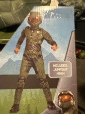 Halloween Costume Boys Halo Master Chief Medium 8 New