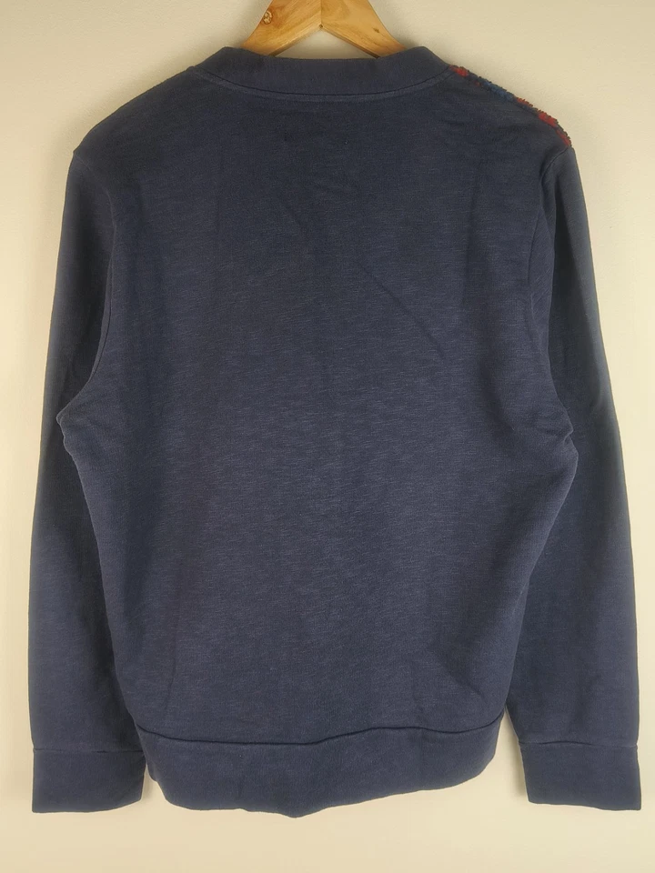 Jack Spade Fair Isle Mixed Media Sweater Cardigan Jacket - Image 4 of 4