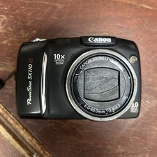 Canon PowerShot SX110 IS 16.0MP 10x Zoom Auto Focus Black USB Camera