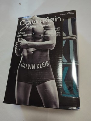 Calvin Klein Intense Power Men Low Rise Trunk, Size 2XL,  3Pack, Multicolor, 417