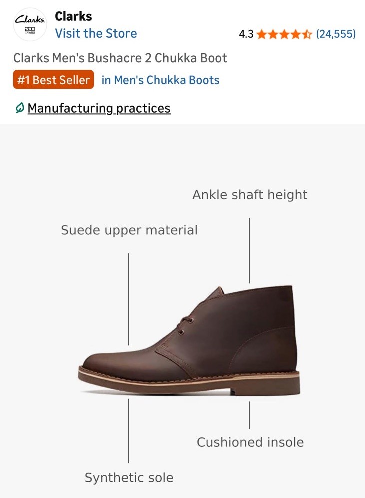 Clarks Bushacre 2 Men display picture 3
