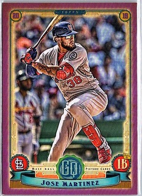 2019 Topps Gypsy Queen #266 Jose Martinez Purple