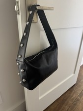 Universal Thread Black Studded Zipper Shoulde...