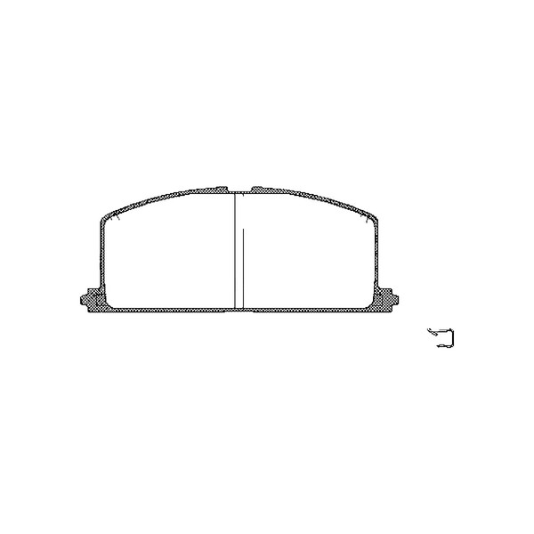 Bremsbelagsatz Scheiben 15 Mm Triscan Iam-Expertise FüR U.A. Toyota Corolla-image