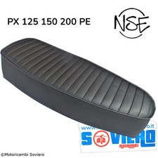 Sella Racing Sport Pro Nera Completa Di Serratura Vespa PX 125 150 200 PE