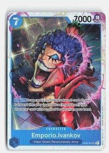 Emporio.Ivankov OP02-051 Paramount War Super Rare Foil