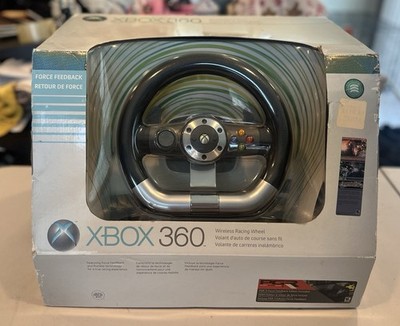 Microsoft Xbox 360 Wireless Racing Steering Wheel Force Feedback & Pedals NEW  