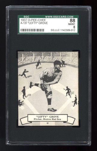 Lefty Grove #137 1937 O Pee Chee card