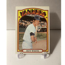 O-Pee-Chee 1972 Roy White #340 New York Yankees MLB Baseball Card