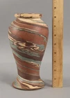 Antique Arts & Crafts Mission Ware Signed NILOAK Swirl Eagle Art Pottery Co Vase