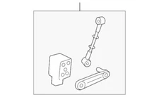 Genuine Land Rover 2010-2013 Range Rover Sport Ride Height Level Sensor LR023647