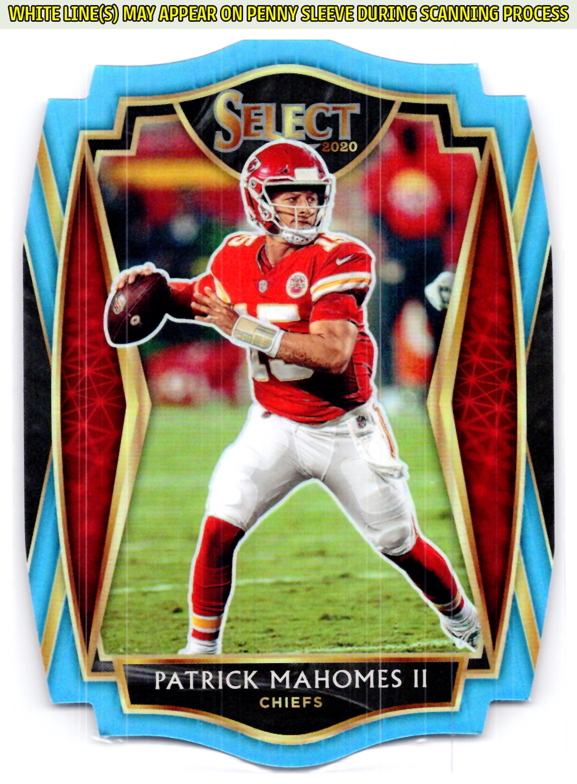 2020 Select Patrick Mahomes II #130 Light Blue Die Cut
