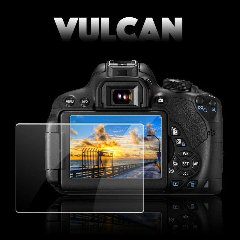 VULCAN Glass Screen Protector - Olympus OM1 OM-1 LCD Tough Anti Scratch Cover UK - Image 1 of 4