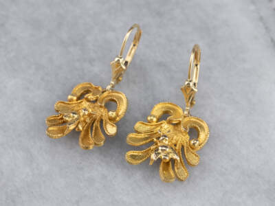 [Golden dew] 韓国☆18K Gold☆Glittering 1C Earrings Golden Dew (Earring) – DAYBLANC
