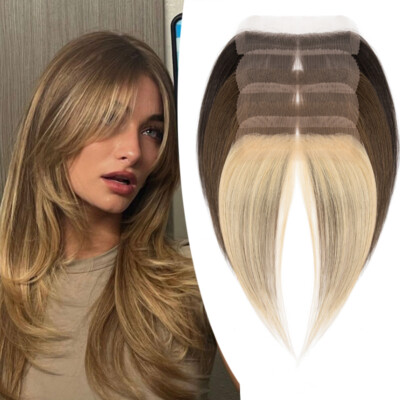 Remy Echthaar Stirn Haaransatz Haarteil Toupet Topper Haarsystem Spitzenbasis DE