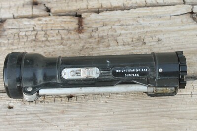 ~ VINTAGE DUO FLEX EXTENSION FLASHLIGHT BRIGHT STAR No.451 WORKING HARD FIND ~