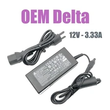 Authentic 40W Delta ADP-40DD B AC Adapter Charger 12V 3.33A 5.5mm
