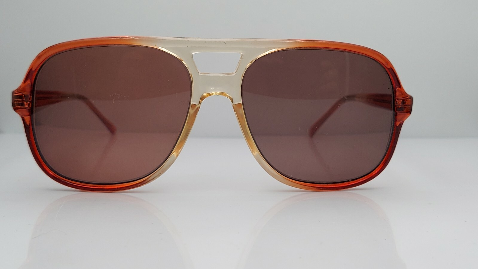 Vintage Marvin Brown Fade Pilot USA Sunglasses Frames Only