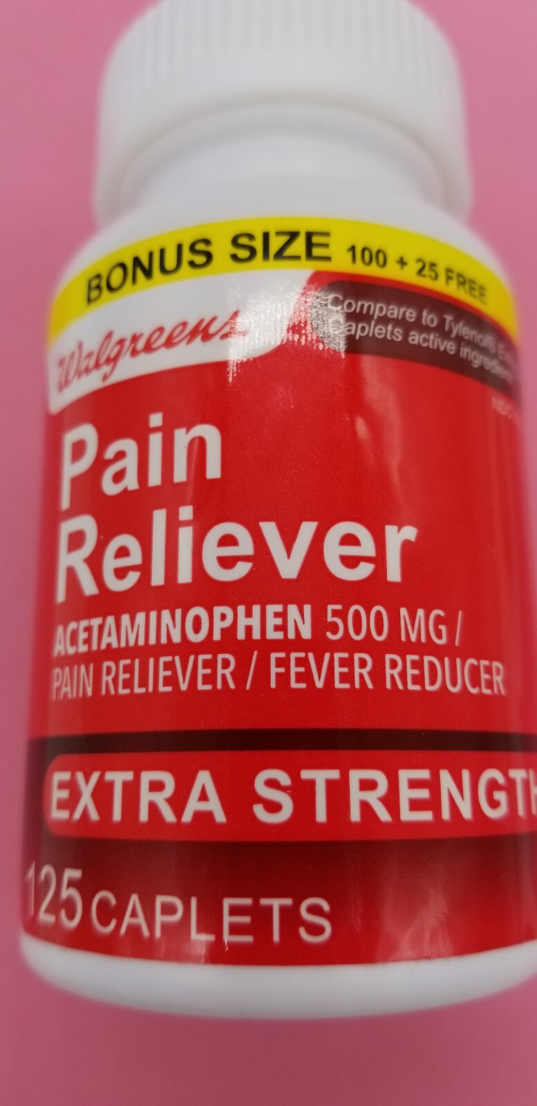 Walgreens Pain Reliever Buy2 Get1 Free Acetaminophen 500mg Extra
