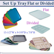 Dental Procedure Set-Up Trays Flat B Ritter or B Divided Autoclavable to 250F
