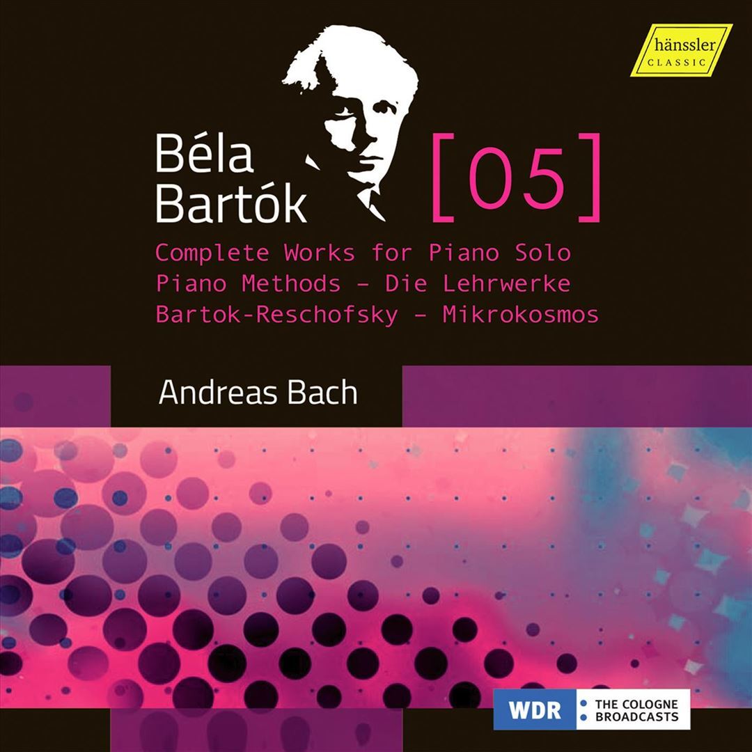 Andreas Bach performs Bartok Complete Piano Solo Works Vol 5 CD