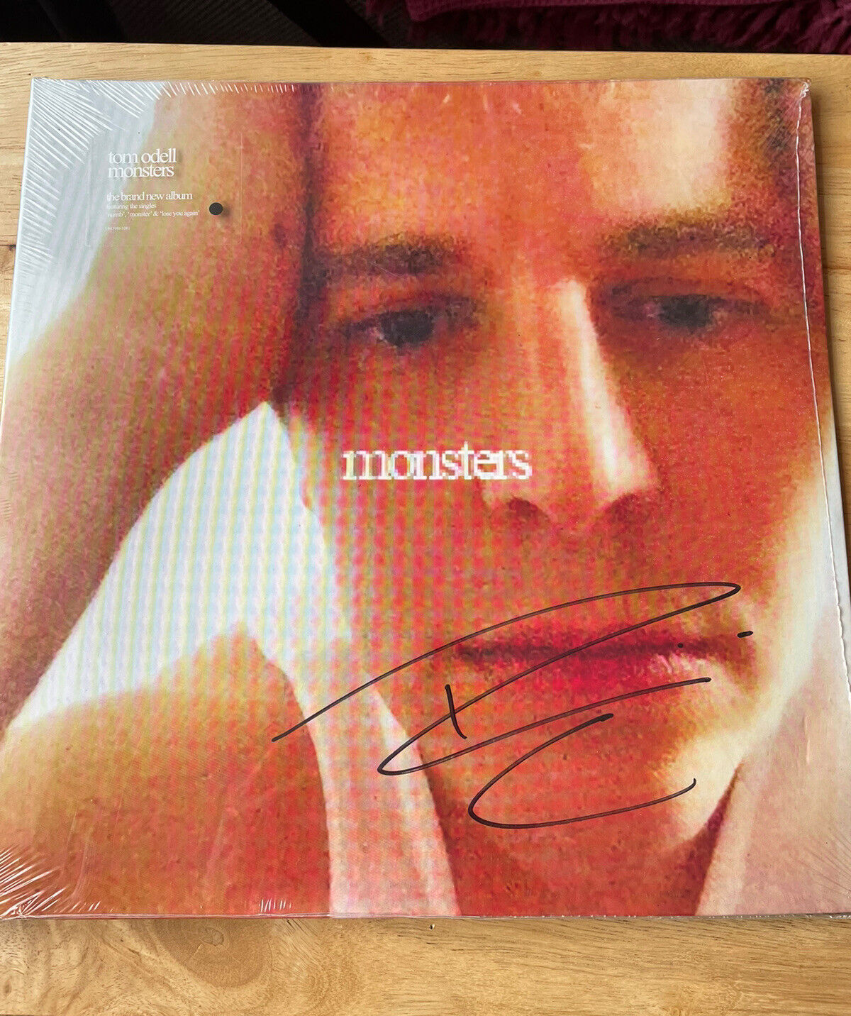 Tom Odell Monsters Vinyl LP Sealed Hand Signed Autographed Indie
